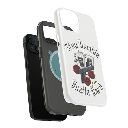 Hustle Hard MagSafe Tough Cases (White)