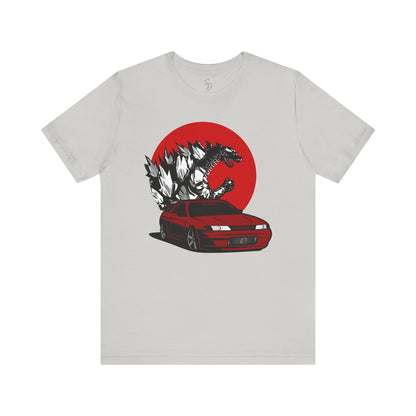 Awaken the Monster: Red Skyline R32 and Godzilla Shirt!