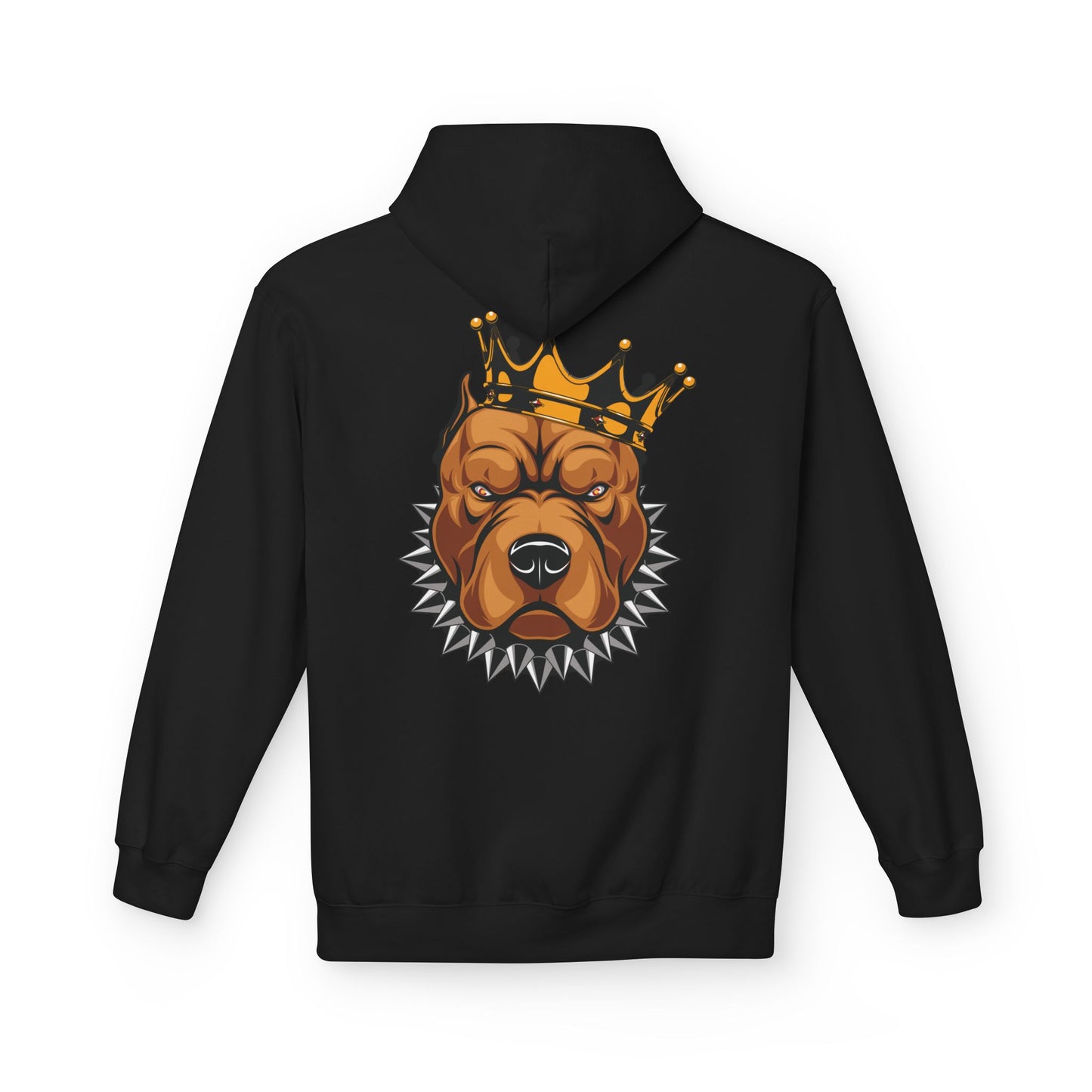 Dawgs Pullover Hoodie — 'DAWGS' Chest Script & Crowned Dawg Back Graphic