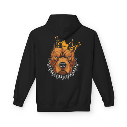 Dawgs Pullover Hoodie — 'DAWGS' Chest Script & Crowned Dawg Back Graphic