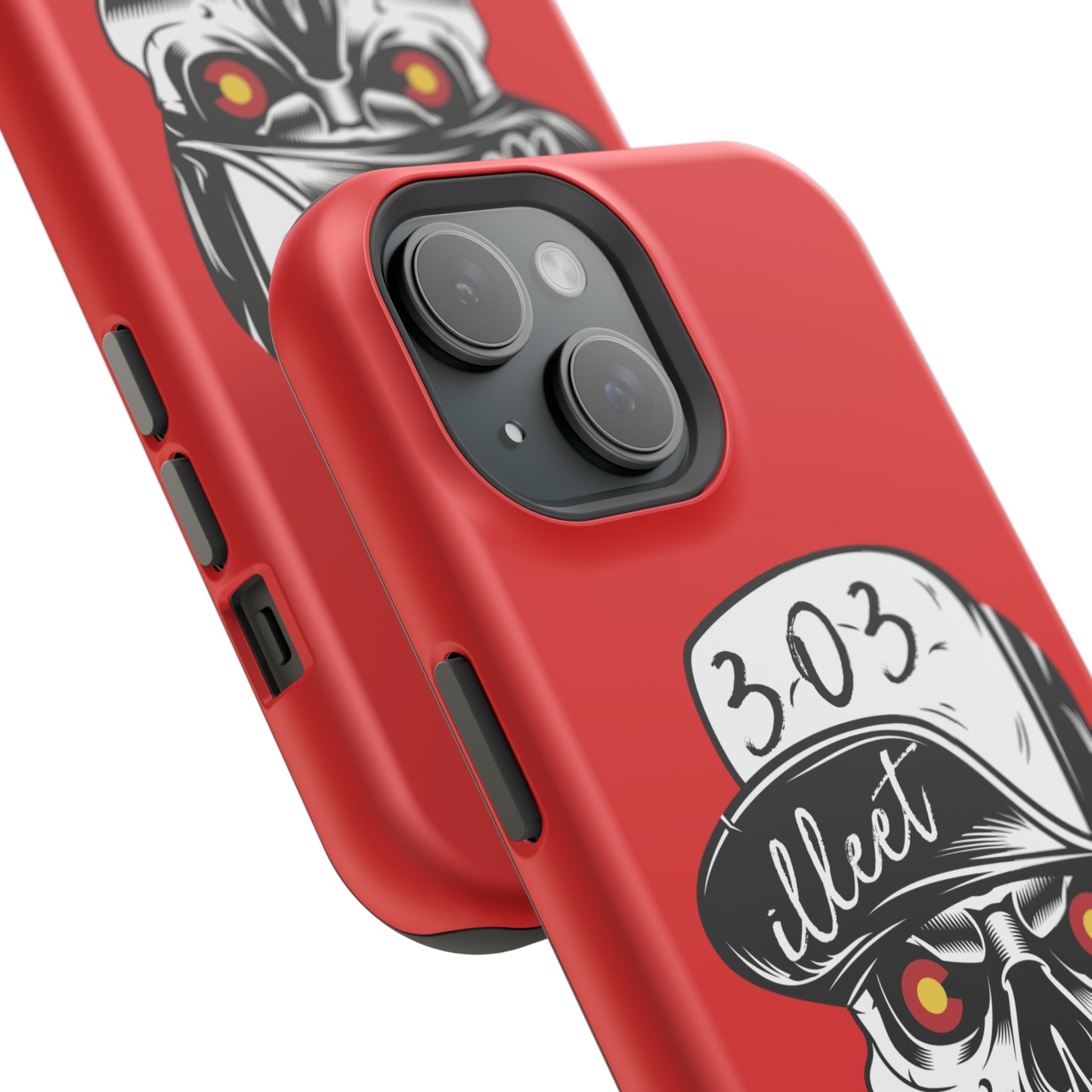 303 Skull MagSafe Tough Cases (Red)